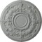 Ekena Millwork Oslo Ceiling Medallion (Fits Canopies up to 10 1/2"), 28 1/8"OD x 1 3/4"P, Primed White CM28OS - alternate 1